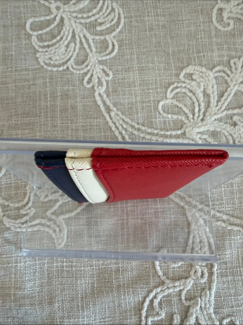 Harrods EC Union Jack Stratford Tricolor Card Holder Unisex